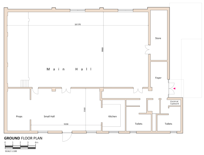 Hall Floor Plan