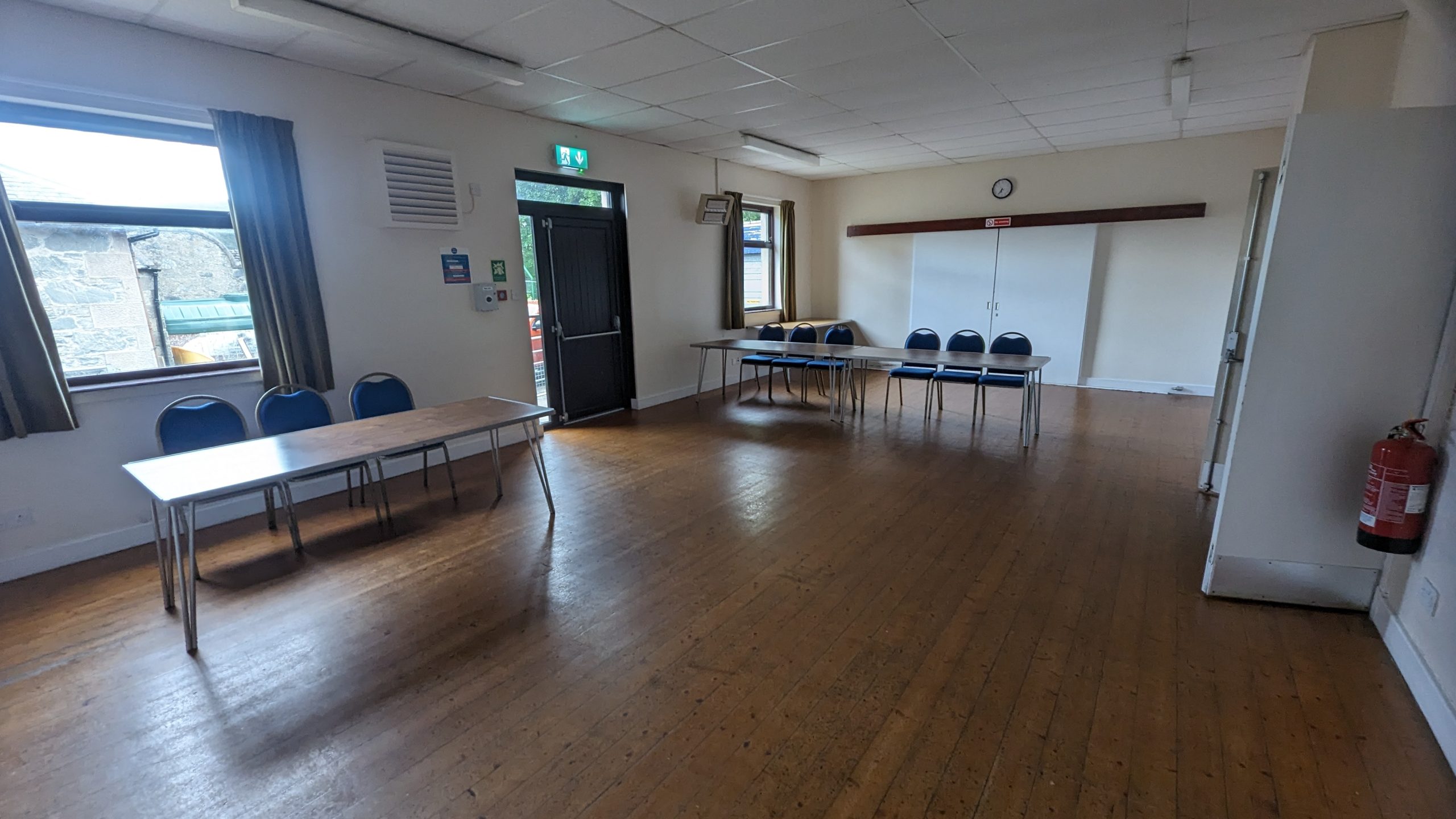 Small Hall laid out for meeting